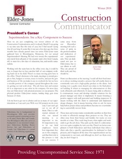 Construction Communicator: Winter 2018