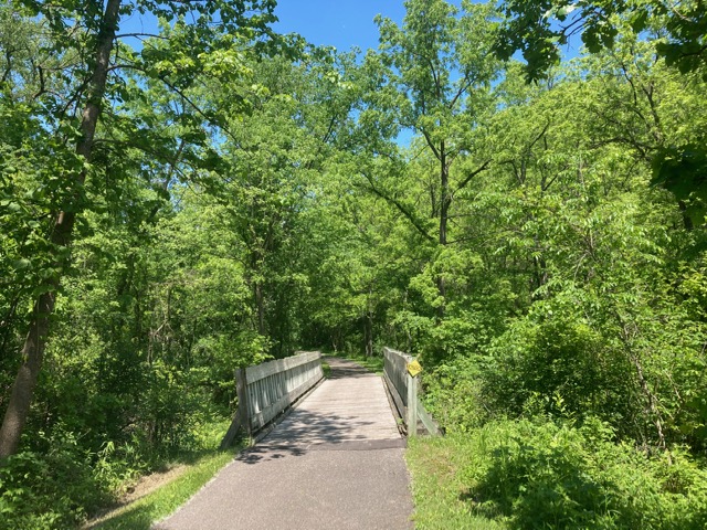 Bridge on the Cannon Valley Trail, John’s favorite